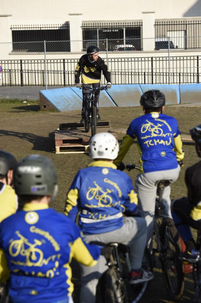 Entraînement sur le terrain